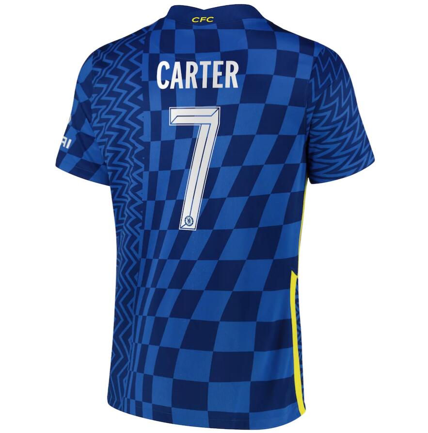 2021/22 Chelsea Cup Home Kit Soccer Jersey with Carter 7 printing